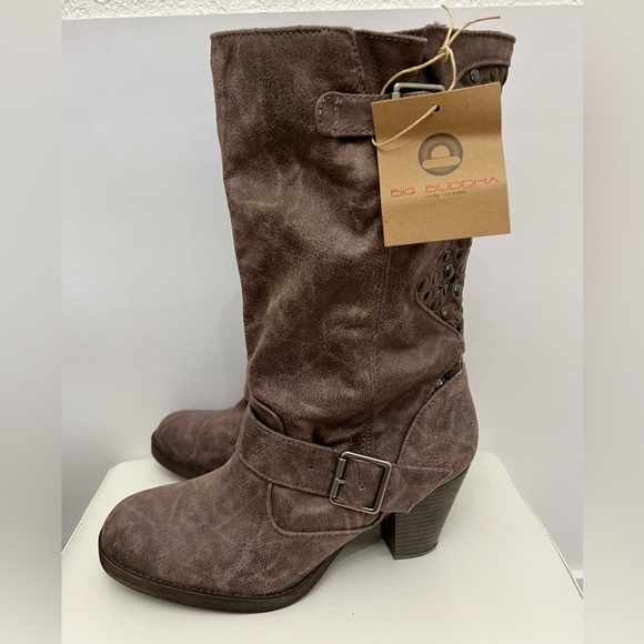 Big Buddha Suede Studded Boots Size 9.5 NWT - Picture 3 of 8